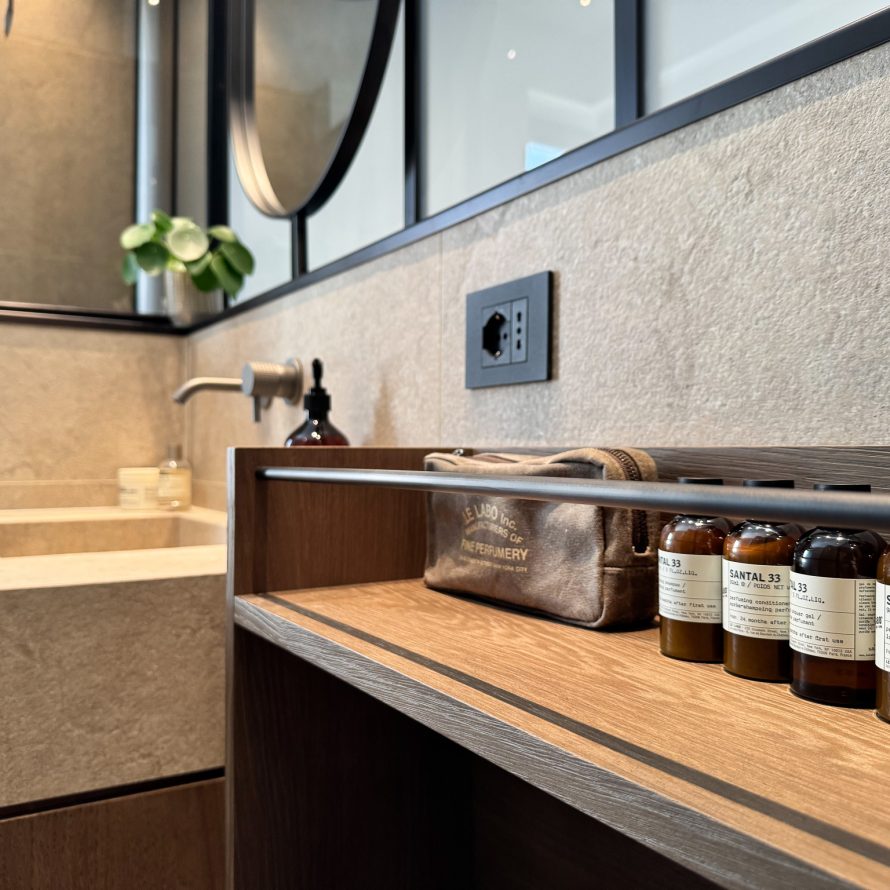 Dettagli di design dell'appartamento Borgo Fiume a Treviso